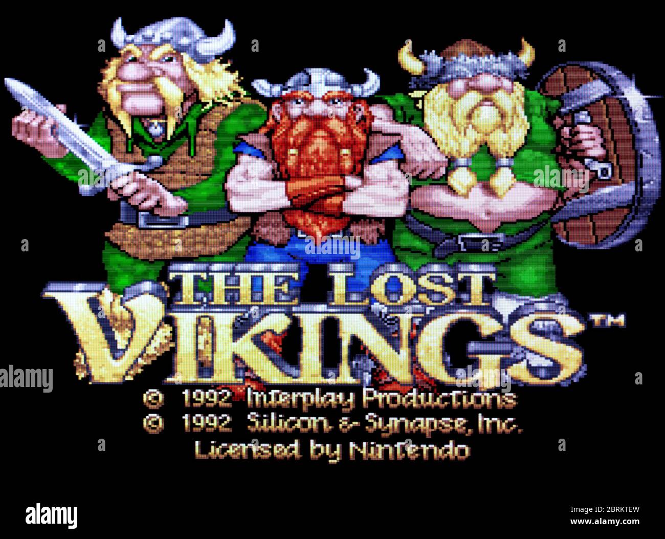 Los vikingos perdidos - SNES Super Nintendo - sólo para uso editorial  Fotografía de stock - Alamy