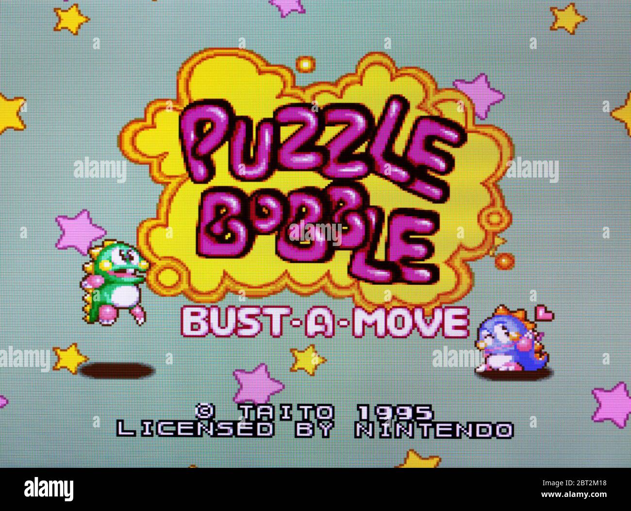 Puzzle Bobble Bust a Move - SNES Super Nintendo - sólo para uso editorial  Fotografía de stock - Alamy