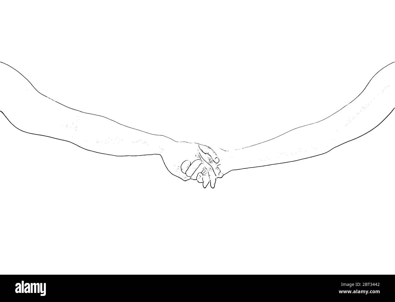 Illustration couple holding hands Imágenes recortadas de stock - Alamy Illustration couple holding hands Imágenes recortadas de stock - Alamy