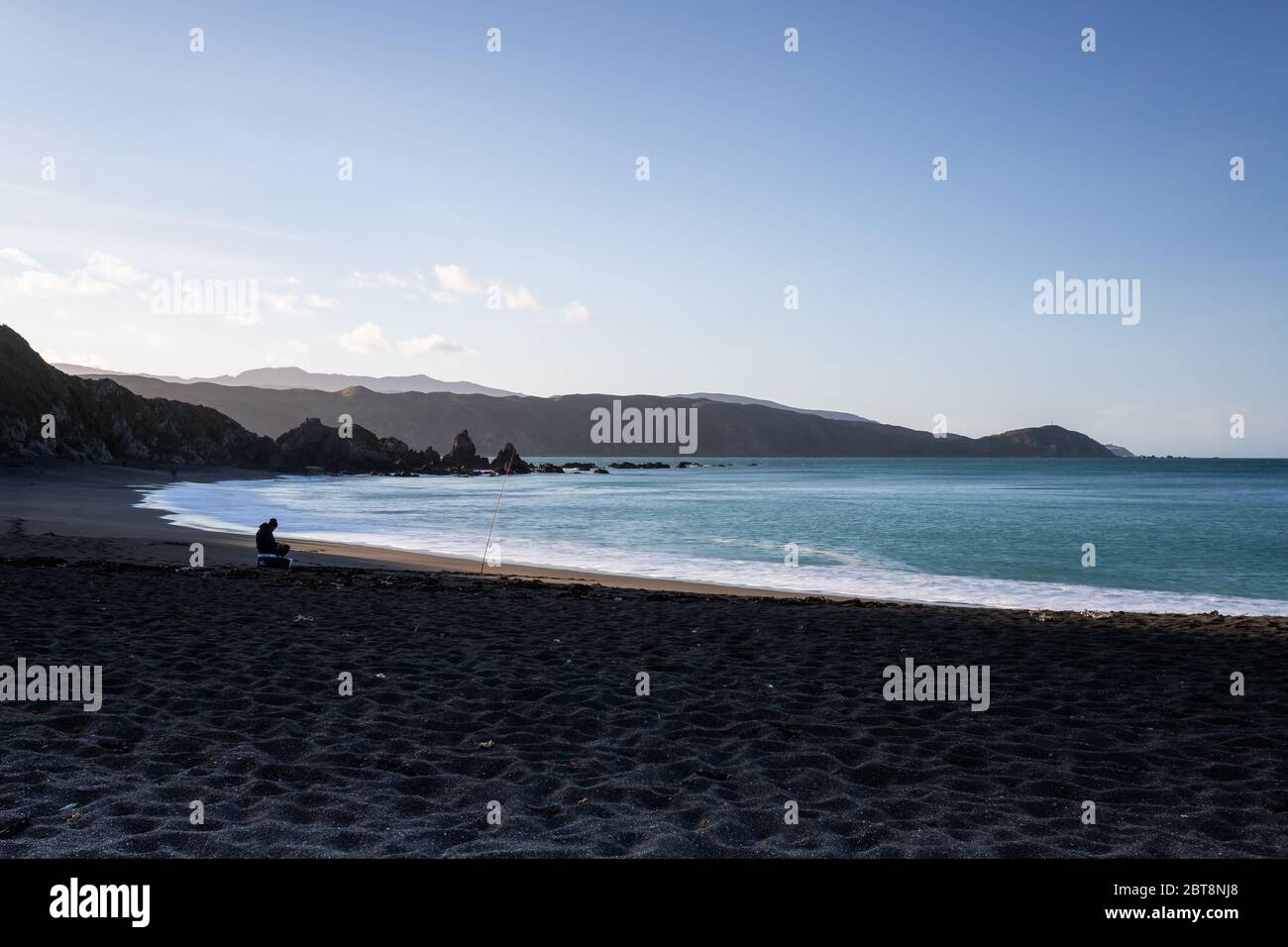 Breaker Bay, Miramar, Nueva Zelanda Foto de stock