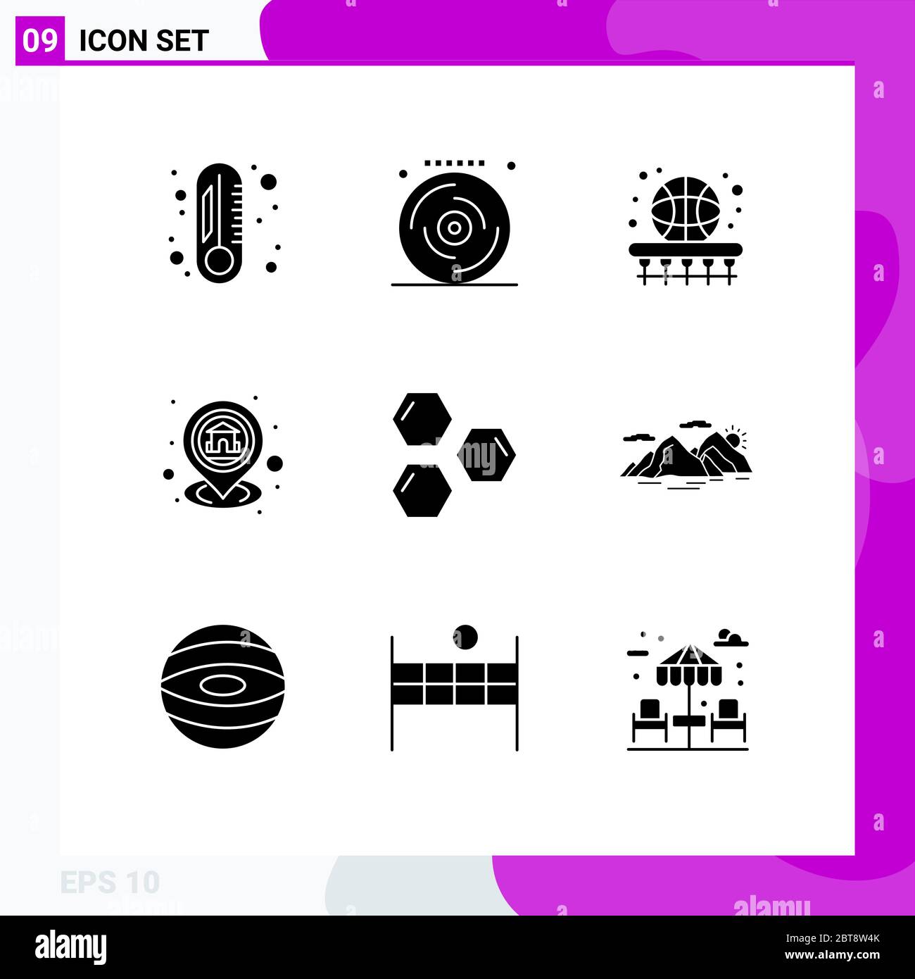 9 iconos creativos modernos signos y símbolos de las células, mapa, cesta,  ubicación, gps elementos de diseño vectorial editables Imagen Vector de  stock - Alamy