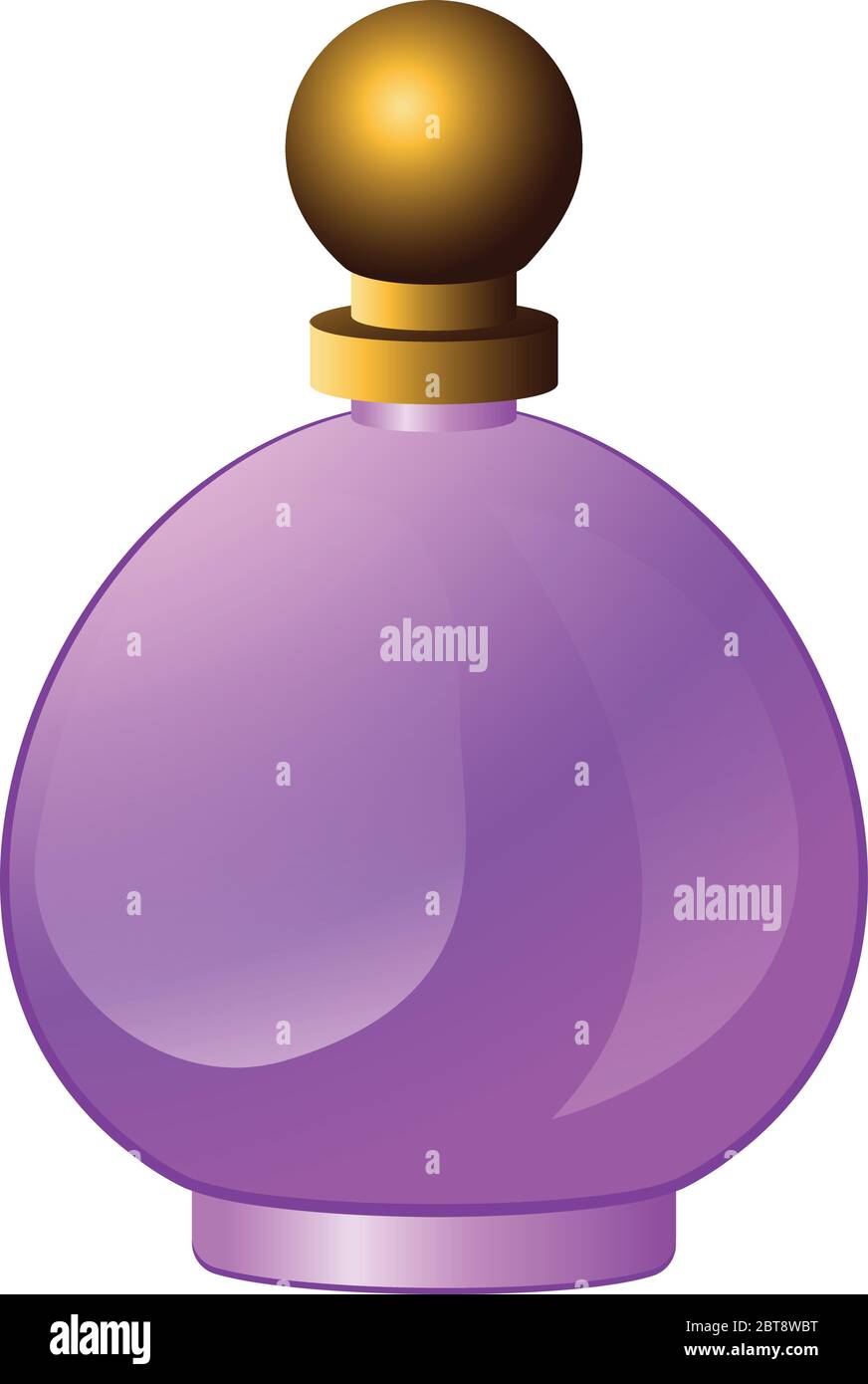 Icono de botella de perfume. Dibujo animado de perfume botella vector icono  para diseño web aislado sobre fondo blanco Imagen Vector de stock - Alamy