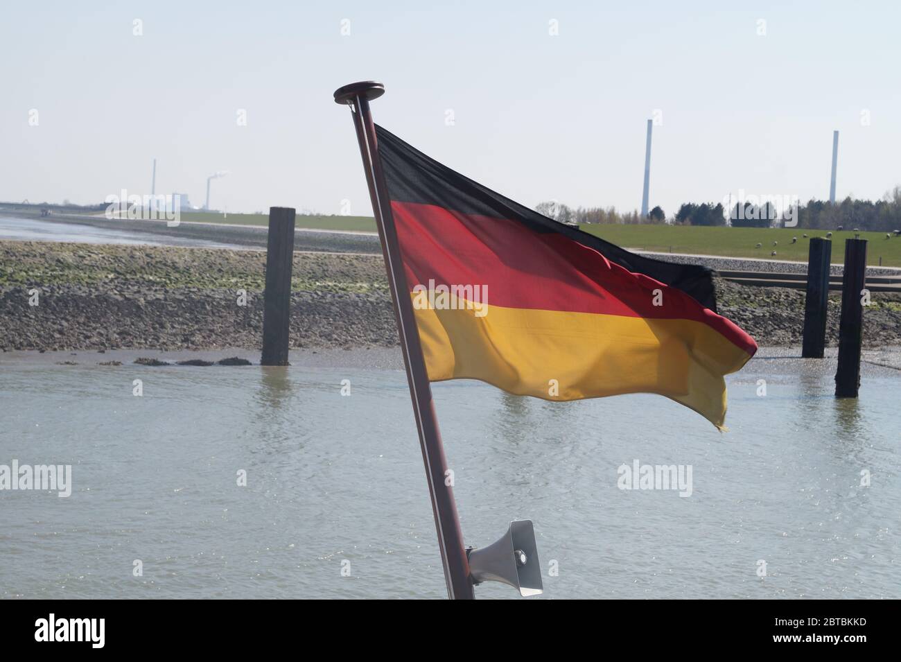 Flagge der Bundesrepublik Deutschland Foto de stock