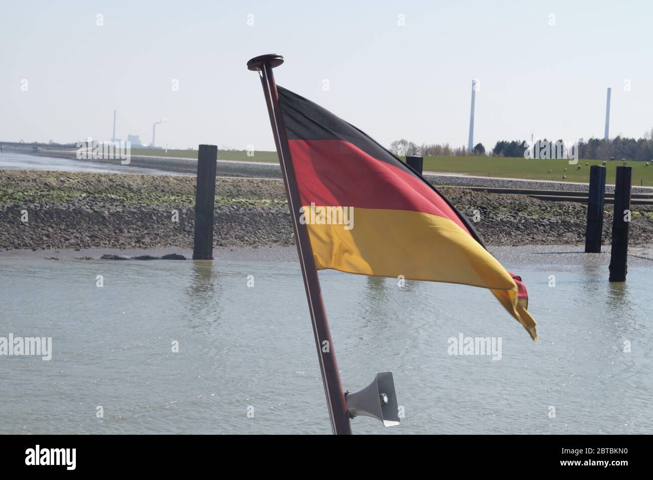 Flagge der Bundesrepublik Deutschland Foto de stock