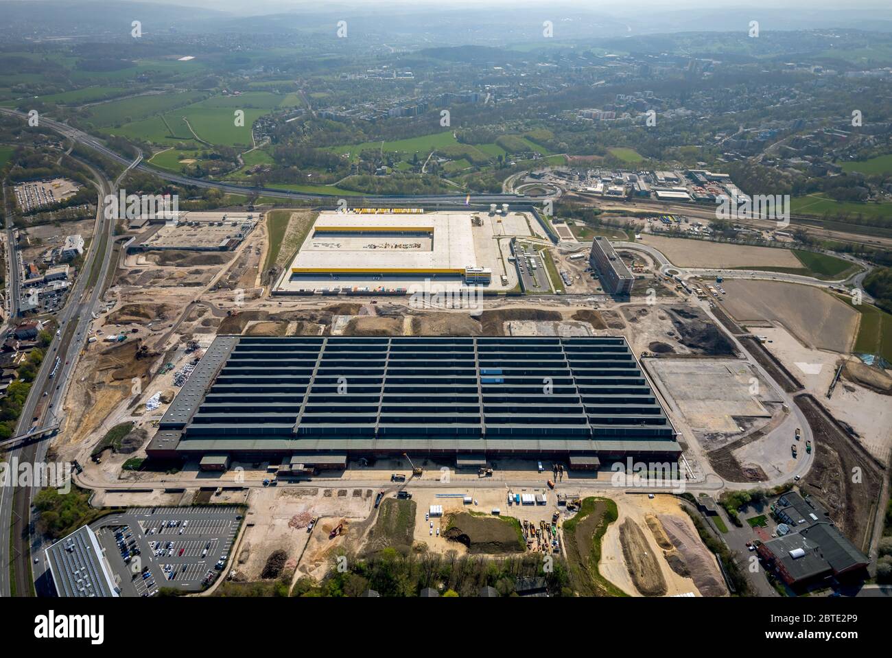 Marca de areal 51 7 con la empresa logística DHL-Logistik en el área de ...