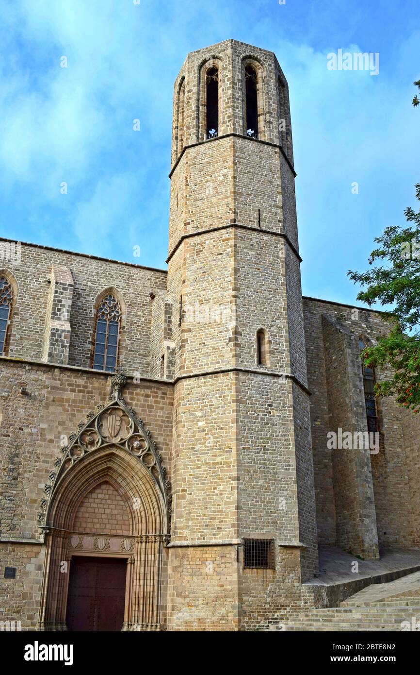 Monasterio Pedralbes en Barcelona Cataluña España Foto de stock