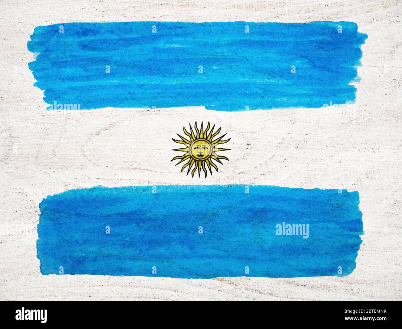 Hermoso Dibujo De La Bandera Argentina Primer Plano Fotografia De Stock Alamy