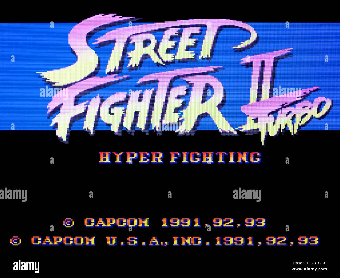 Medieval fax comerciante Street Fighter II 2 Turbo Hyer Fighting - SNES Super Nintendo - sólo para  uso editorial Fotografía de stock - Alamy