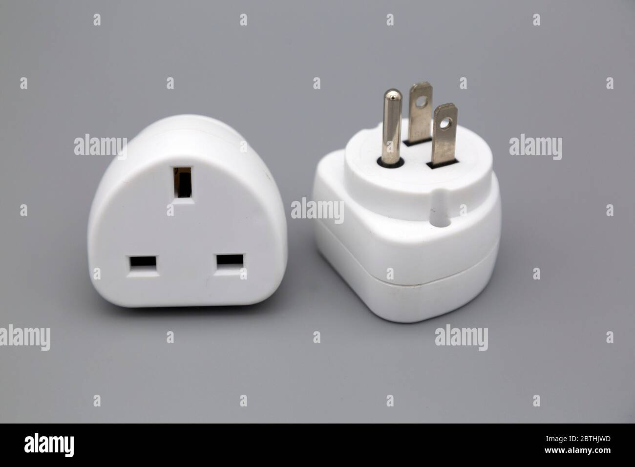 Tipo G (Británico) socket de tipo F (Schuko) Enchufe adaptador de viaje con  obturador de seguridad Fotografía de stock - Alamy