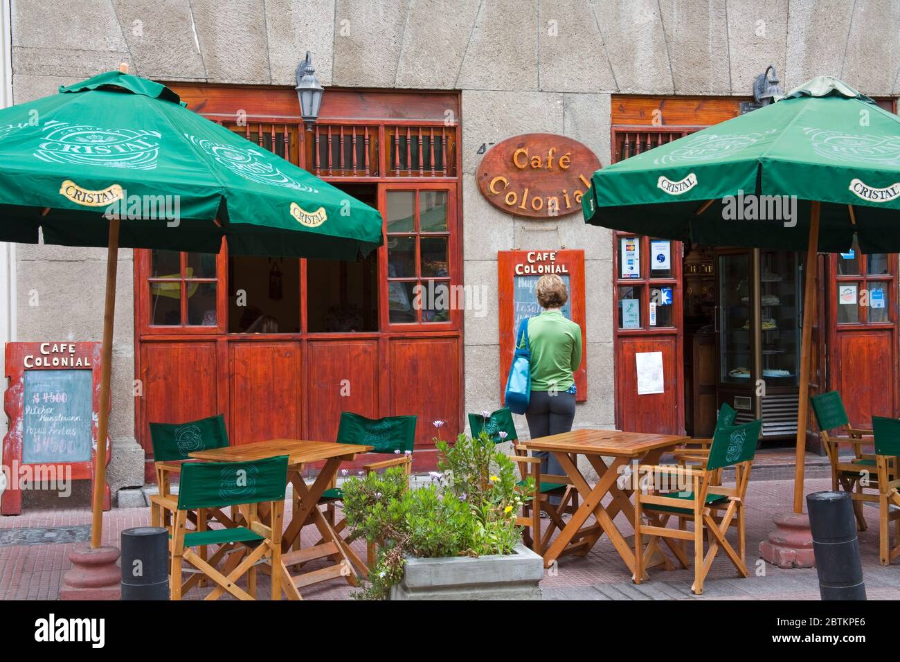 Café Colonial en la calle Balmaceda, Ciudad Colonial de la Serena