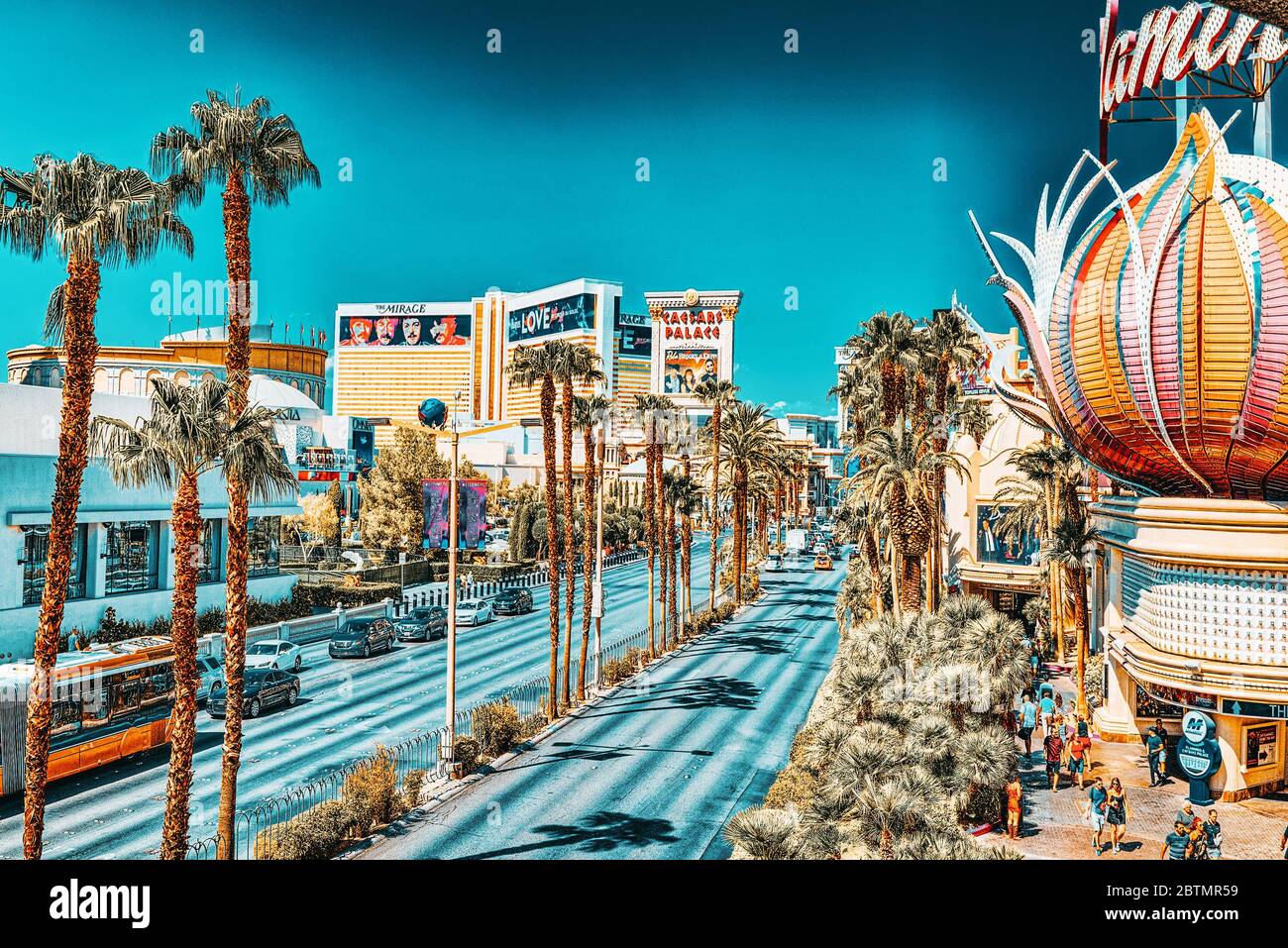 Las Vegas, Nevada, EE.UU. - 16 de septiembre de 2018: Calle Principal de  Las Vegas es el Strip Fotografía de stock - Alamy