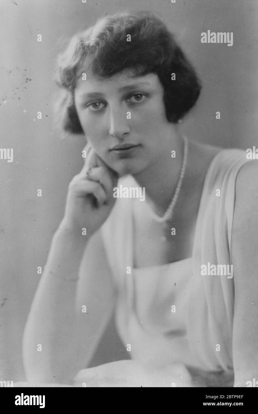 Princesa Martha de Suecia 1926 Foto de stock