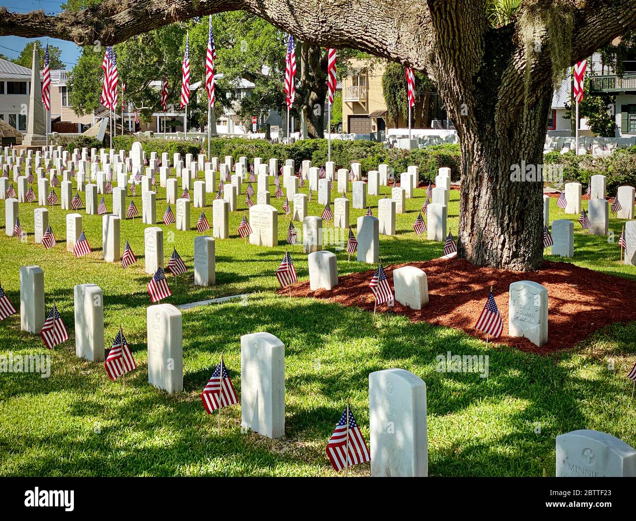 Memorial Day, San Agustín, Florida Foto de stock