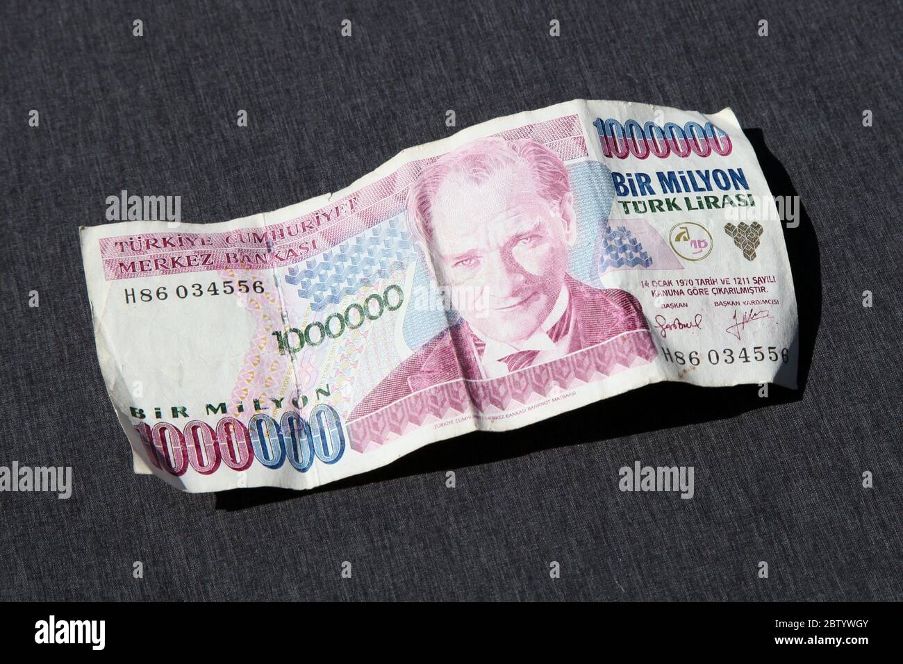 Nota De Lira Turca Fotos e Imágenes de stock Alamy