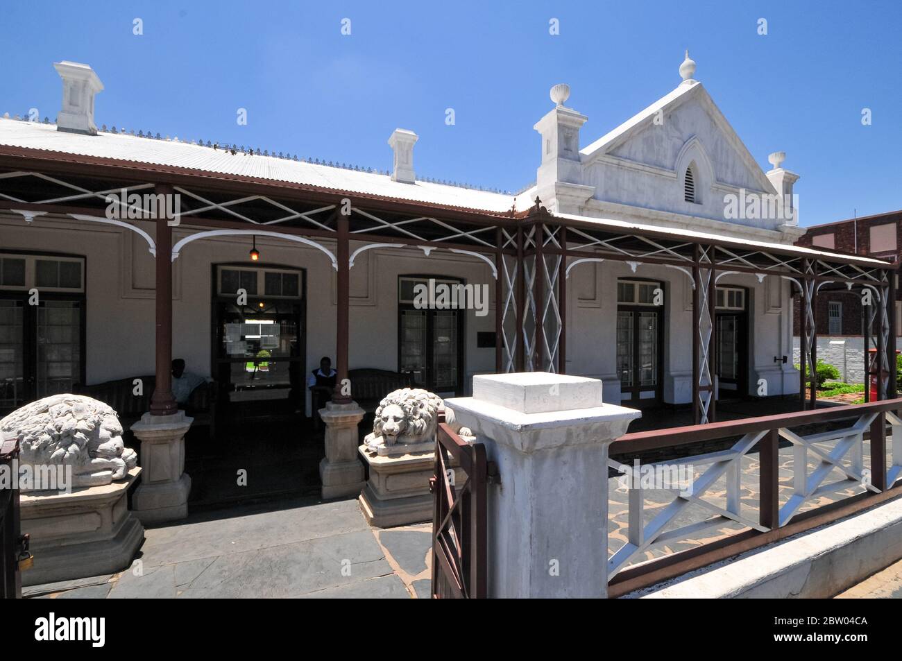 Casa de Paul Kruger en Pretoria, República de Sudáfrica. Kruger House es la residencia histórica de Pretoria del líder de Boer y Presidente del Sou Foto de stock