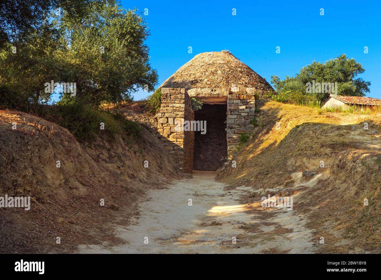 Antigua Grecia, tumba de Tholos micénicos IV, junto al Palacio de