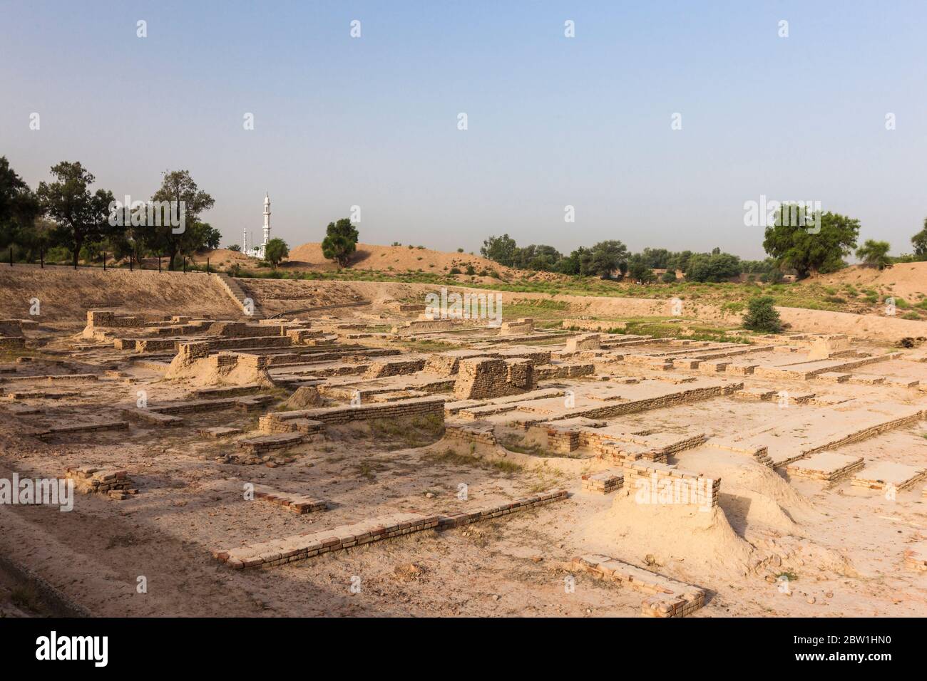 Sitio arqueológico de Harappa, civilización de Harappan, civilización del Valle del Indo, Distrito de Sahiwal, Provincia de Punjab, Pakistán, Asia del Sur, Asia Foto de stock