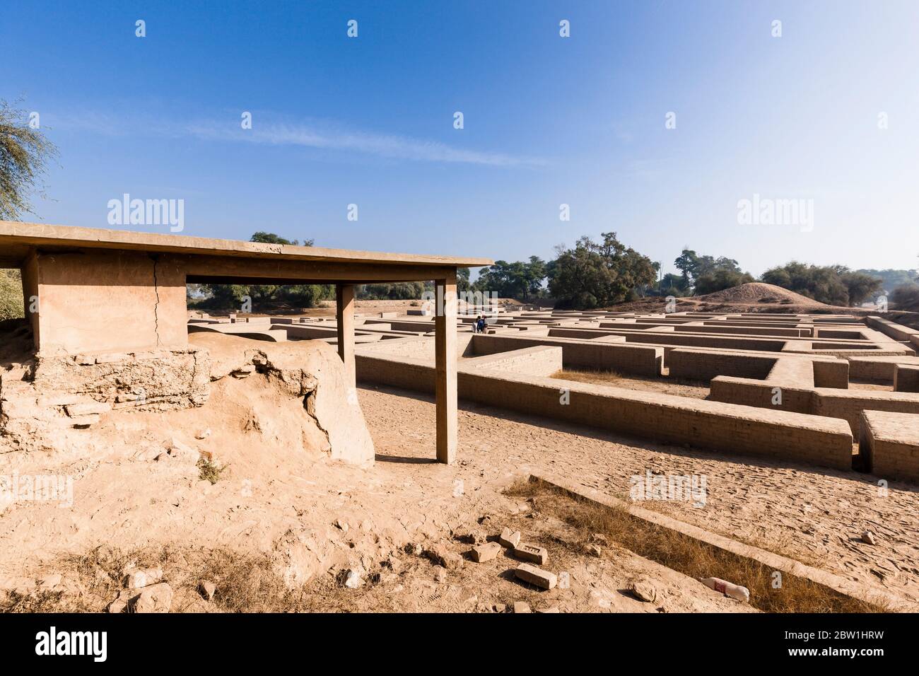 Sitio arqueológico de Harappa, civilización de Harappan, civilización del Valle del Indo, Distrito de Sahiwal, Provincia de Punjab, Pakistán, Asia del Sur, Asia Foto de stock