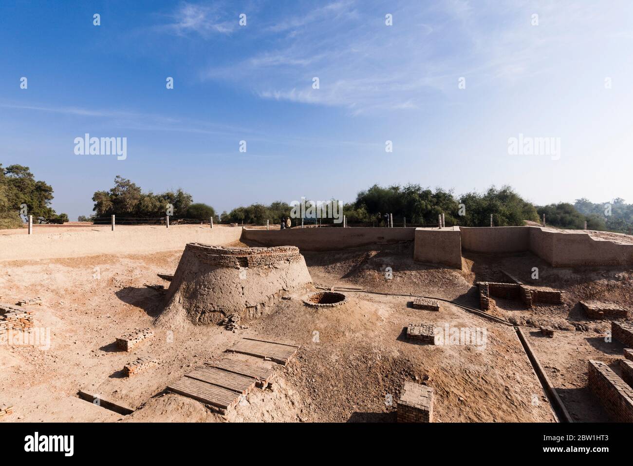 Sitio arqueológico de Harappa, civilización de Harappan, civilización del Valle del Indo, Distrito de Sahiwal, Provincia de Punjab, Pakistán, Asia del Sur, Asia Foto de stock