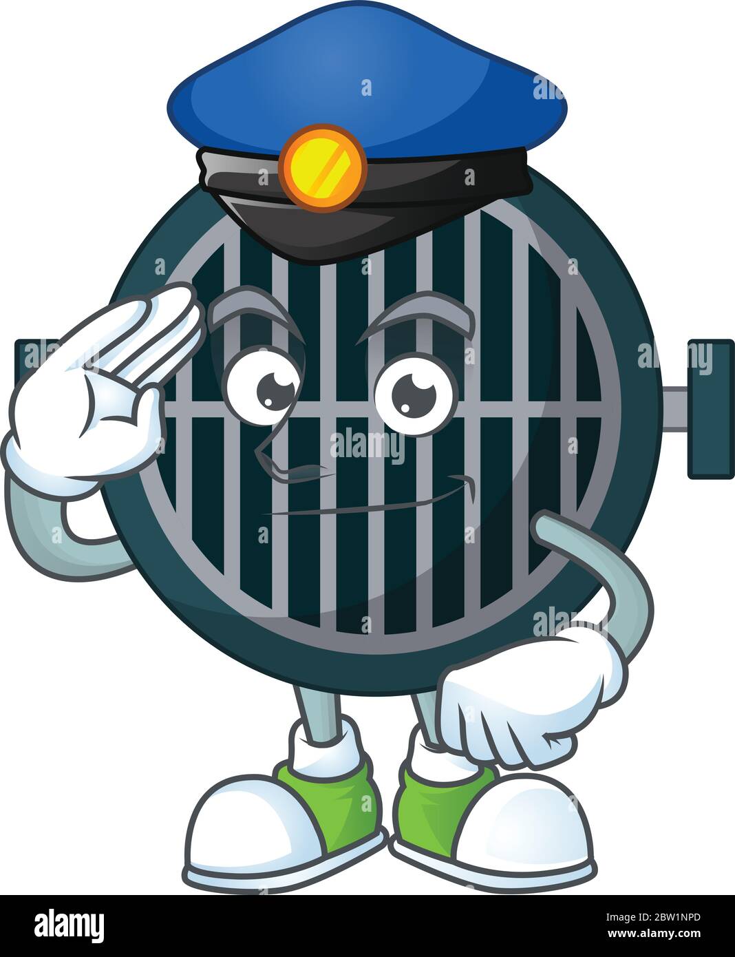 Un oficial de policía dedicado de la parrilla dibujo de dibujos animados. Ilustración vectorial Imagen Vector de stock - Alamy Un oficial de policía dedicado de la parrilla dibujo de dibujos animados. Ilustración vectorial Imagen Vector de stock - Alamy