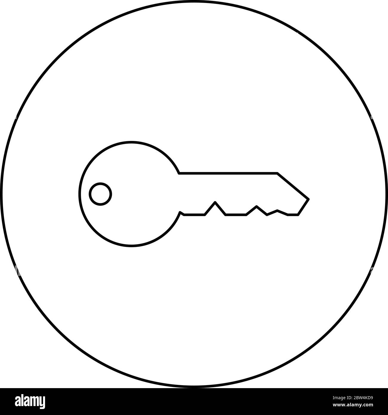 Clave Inglés clásico tipo para puerta de bloqueo concepto privado icono