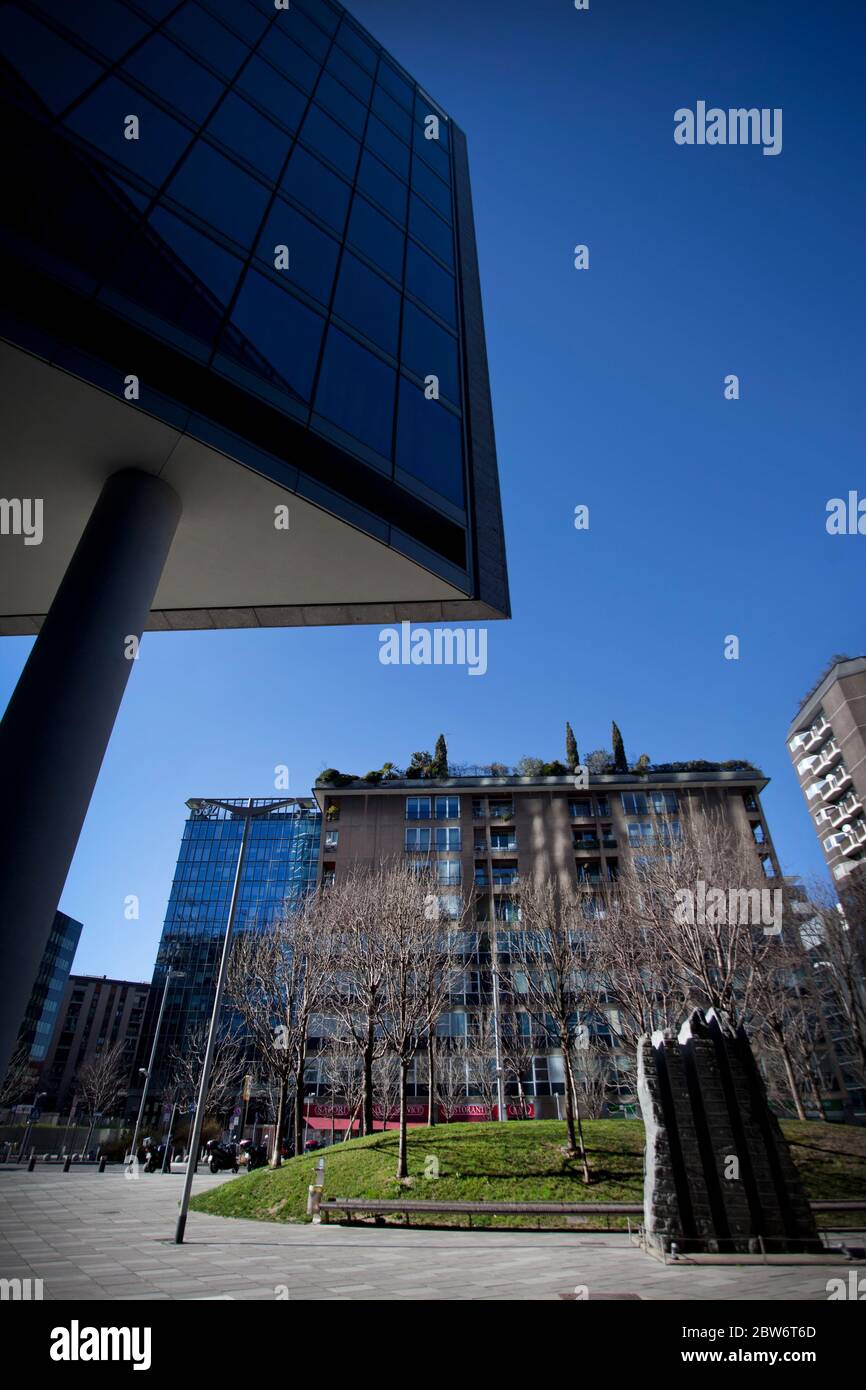 europa, italia, lombardía, milán, el edificio del gobierno regional Foto de stock