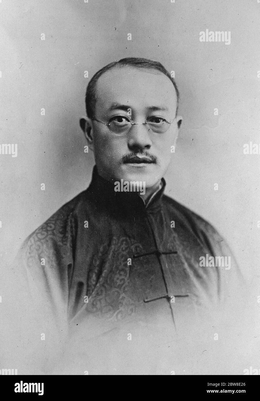 Dr. C T Wang , Ministro de Asuntos Exteriores de China. 1929 Foto de stock