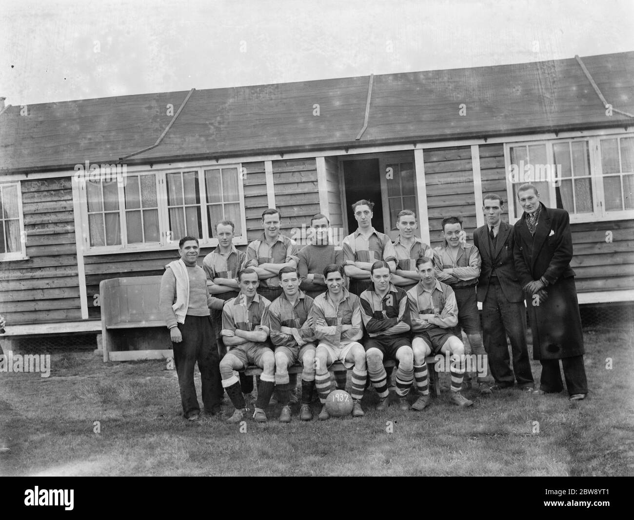 Diario Telegraph Sport Club , fútbol . 1937 Foto de stock