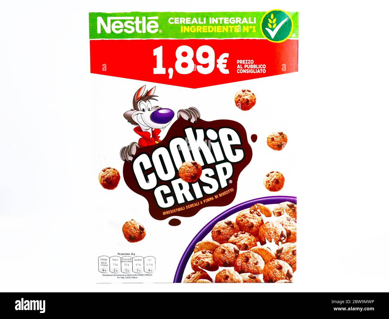Cereales crujientes de galleta producidos por Nestlé Fotografía de stock -  Alamy