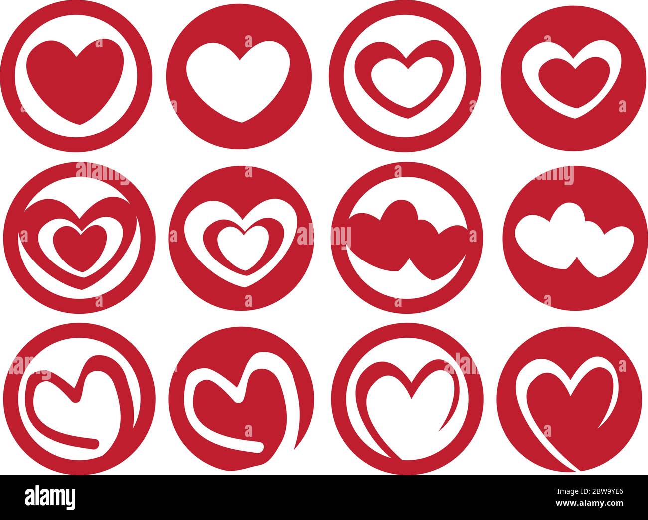 Featured image of post Ilustración Vectorial Corazon En Circulo