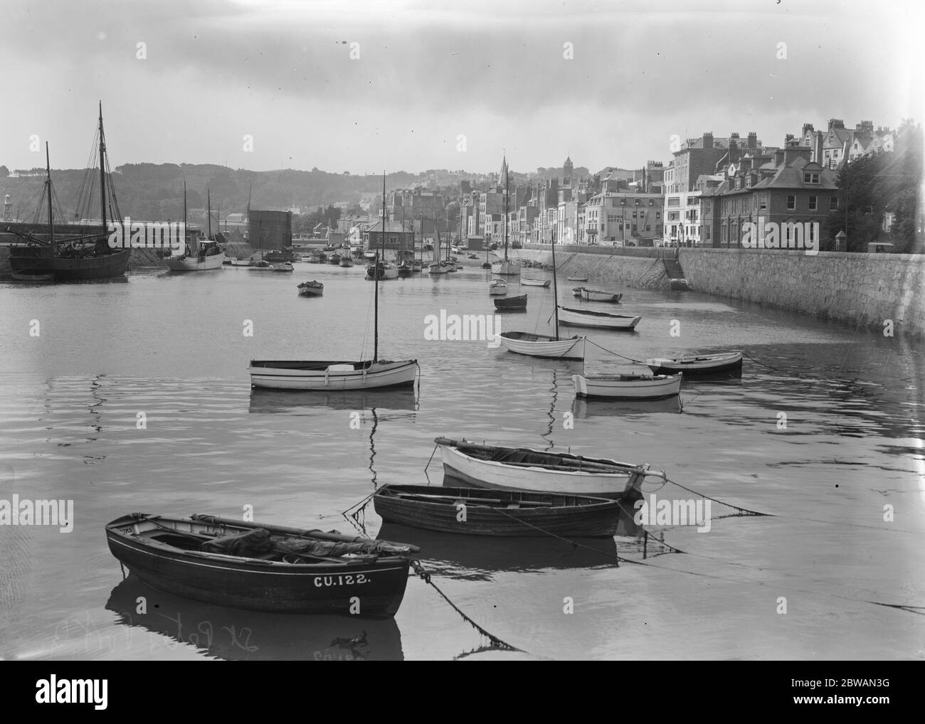 Guernsey , Puerto de San Pedro Foto de stock