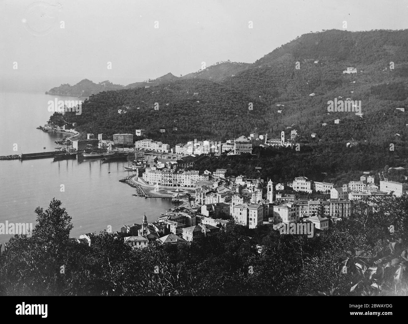 Génova Santa Margherita, Italia 22 de marzo de 1922 Foto de stock