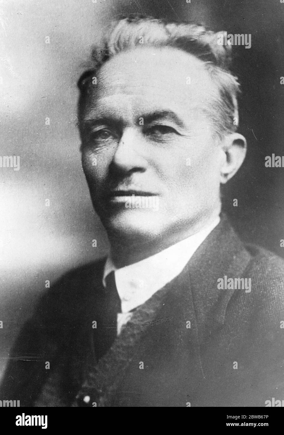 A D Zurupa , Vicepresidente del Consejo de comisarios del Pueblo de la URSS y de la RSFSR . 31 de octubre de 1924 Foto de stock