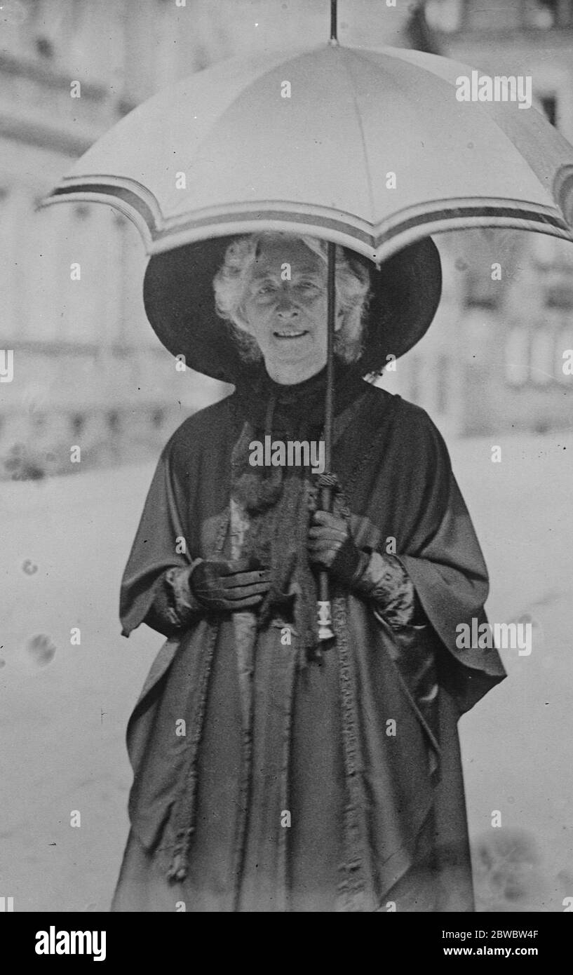 Muerte de esposa del gran compositor . Frau Cosima Wagner . 1926 Foto de stock