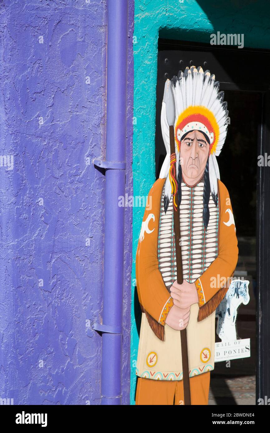 Tienda de regalos Indian Village, la Placita Village, Tucson, Arizona, EE.UU Foto de stock