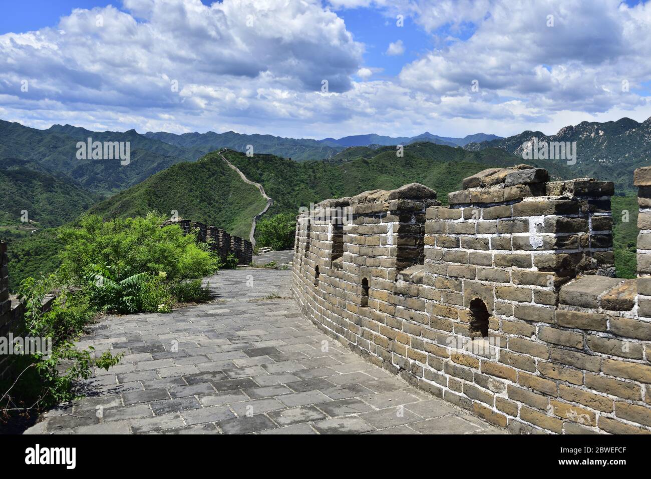 Gran muro en China Pekín Foto de stock