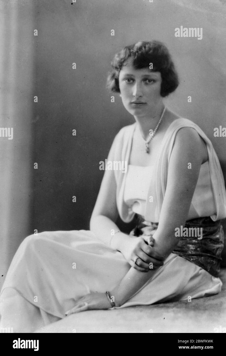 Princesa Martha de Suecia 1926 Foto de stock