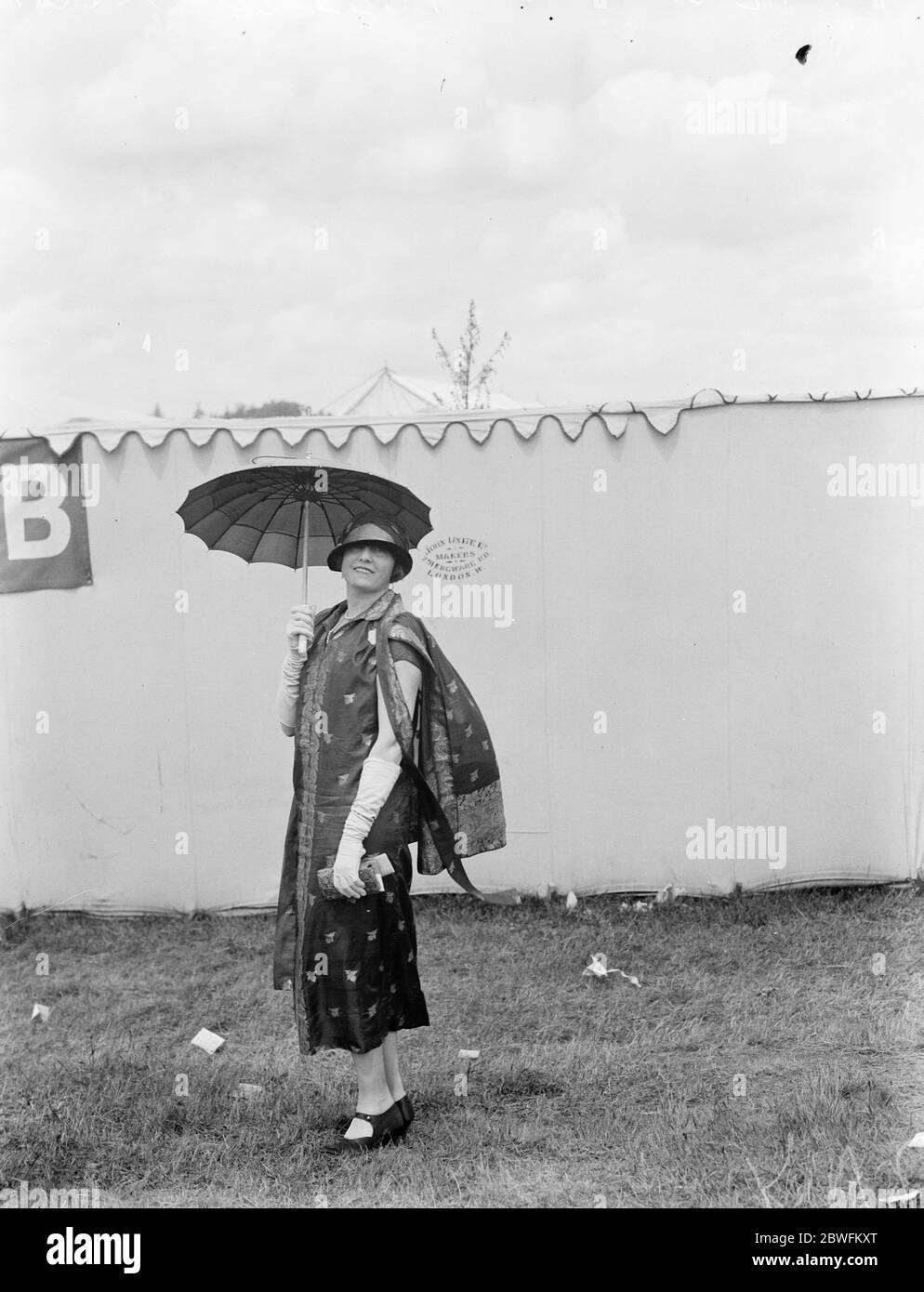 Royal Ascot Lady Griffin 19 de junio de 1924 Foto de stock