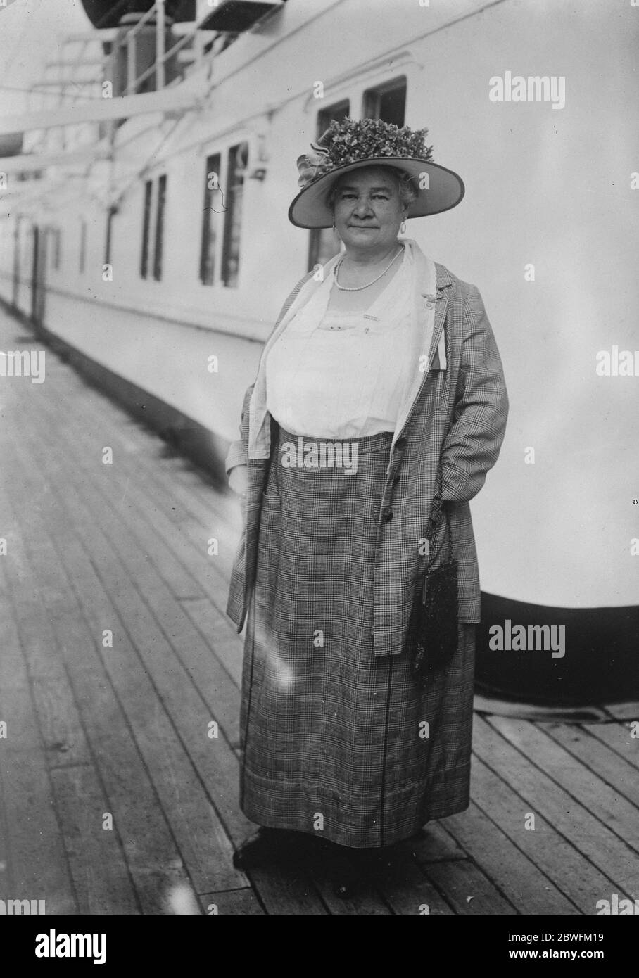 Prima Donna a 64 Mme Schumann Heink , quien a 64 reapareció en la Metropolitan Opera House, Nueva York 26 de febrero de 1926 Foto de stock