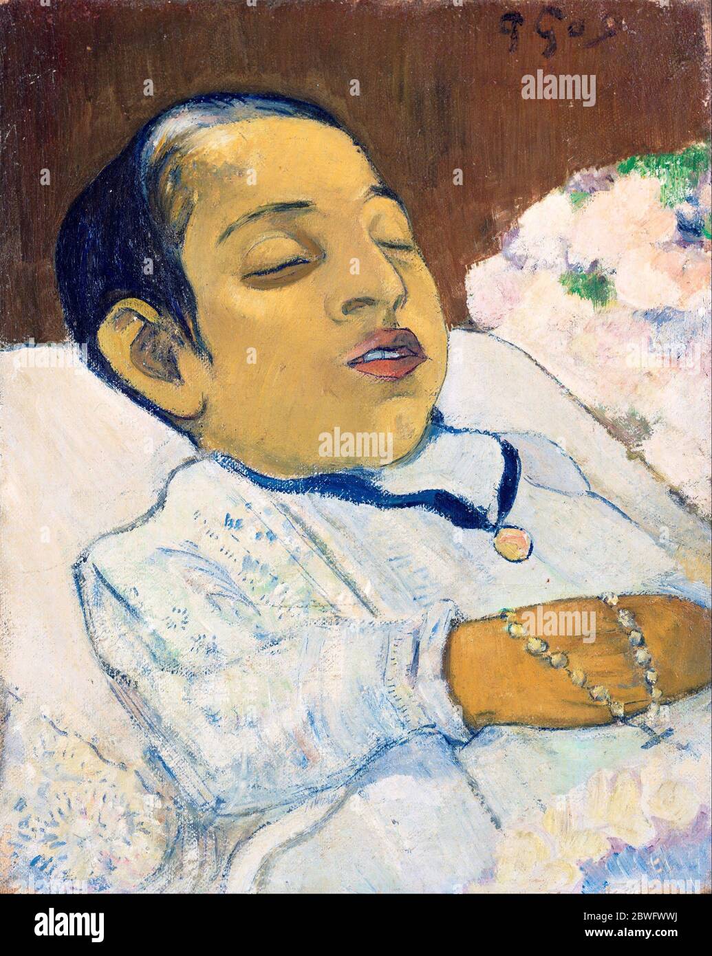 Obra de arte de pintura expresionista de la época Paul Gauguin Fotografía  de stock - Alamy