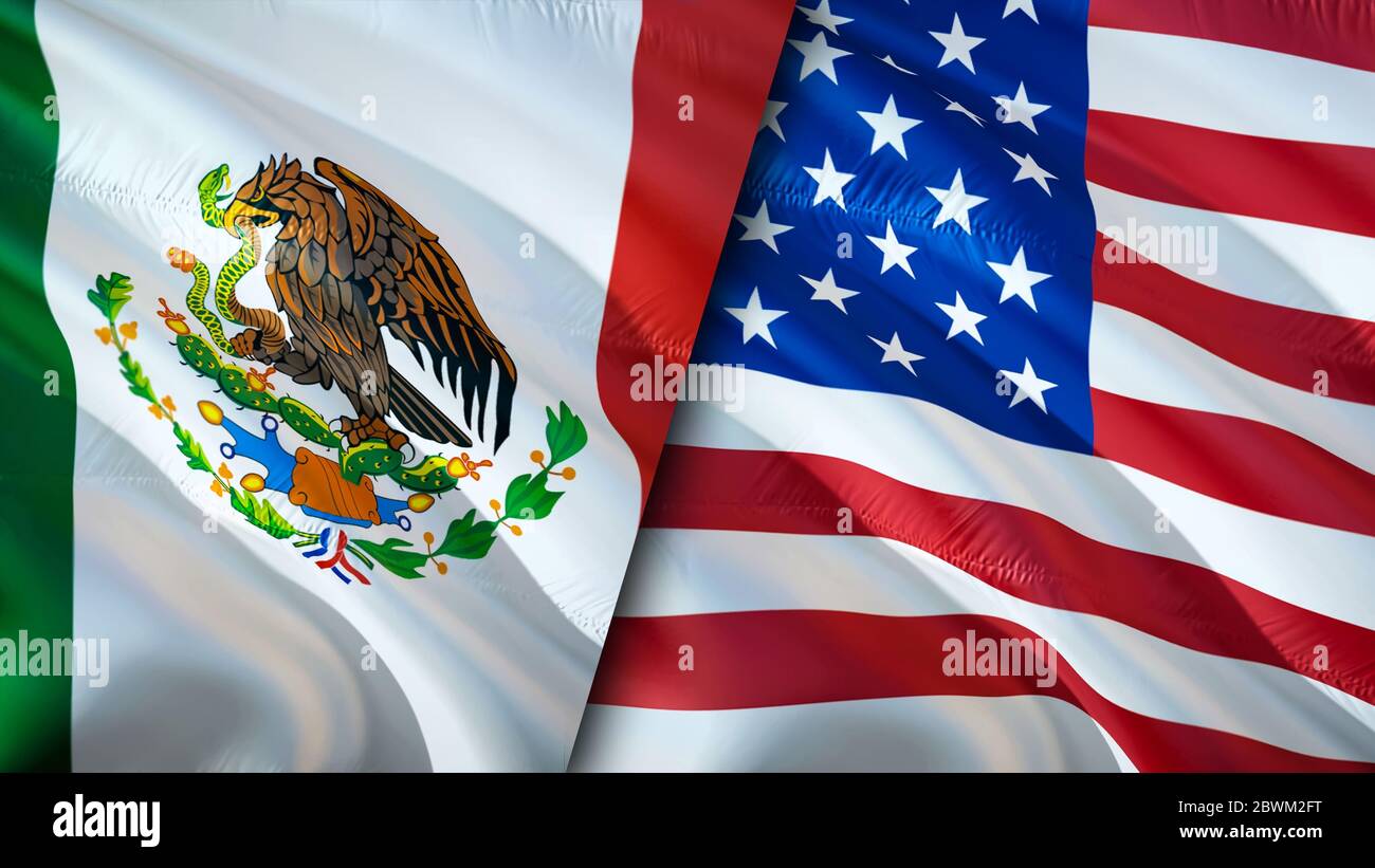 Mexico usa bandera fotografías e imágenes de alta resolución - Alamy