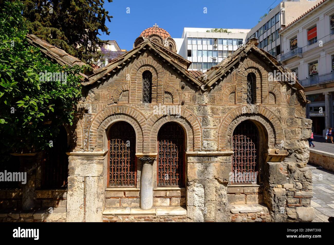 Iglesia de la Asunción de la Virgen María, Atenas, Grecia, Europa Foto de stock
