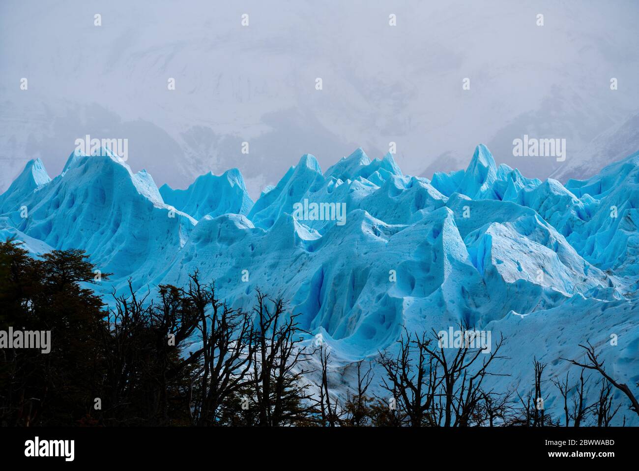 Glaciar Perito Moreno, el Calafate, Parque Nacional los Glaciares, Patagonia, Argentina Foto de stock