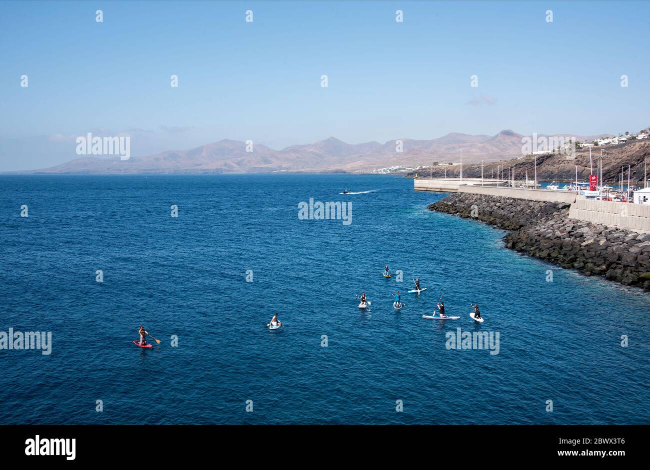Lanzarote Puerto Del Carmen Casco Antiguo Fotos e Imágenes de stock Alamy