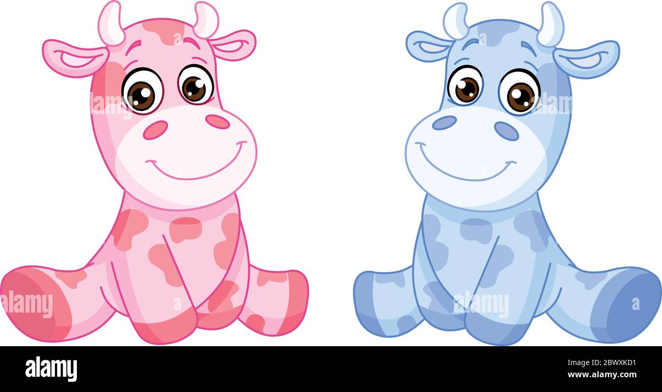 Vacas bebé Imágenes vectoriales de stock - Alamy