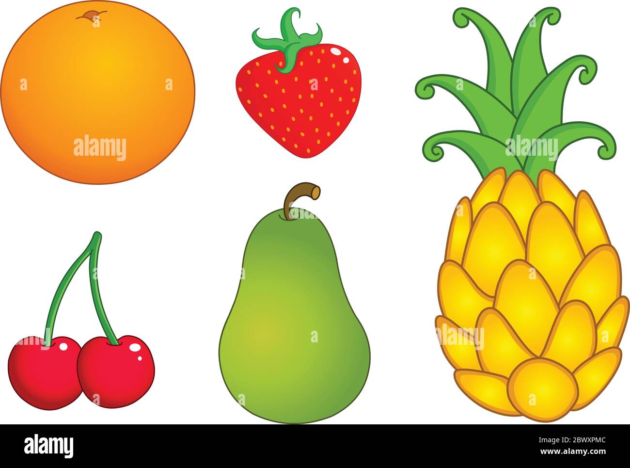 Frutas y verduras dibujo fotografías e imágenes de alta resolución - Alamy
