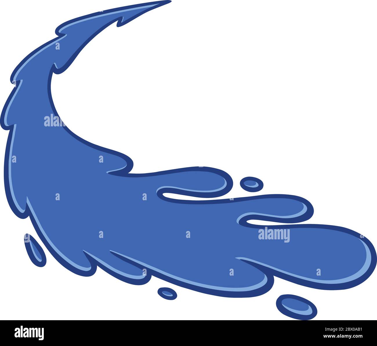 Water Spray una ilustración de dibujos animados de un Water Spray