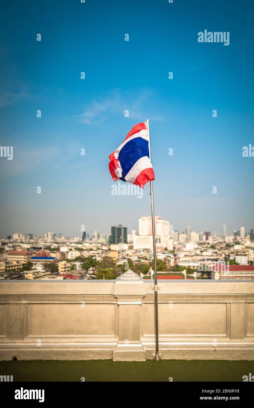 Wat Saket, Bangkok, Tailandia Foto de stock