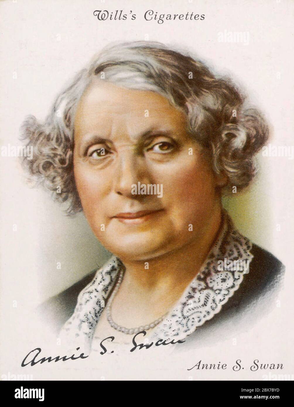ANNIE SWAN (1859-1943) periodista y novelista escocesa Foto de stock
