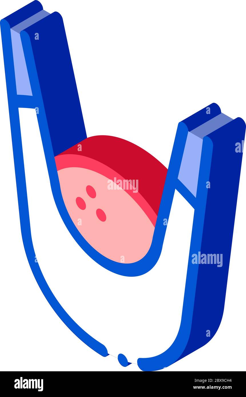 Ilustración de vector de icono isométrico de pista ocupada Ilustración del Vector